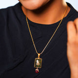Timeless Classic Gold Polish Fancy Chain with 92.5 Sterling Silver Ivanah Silver