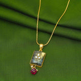 Timeless Classic Gold Polish Fancy Chain with 92.5 Sterling Silver Ivanah Silver