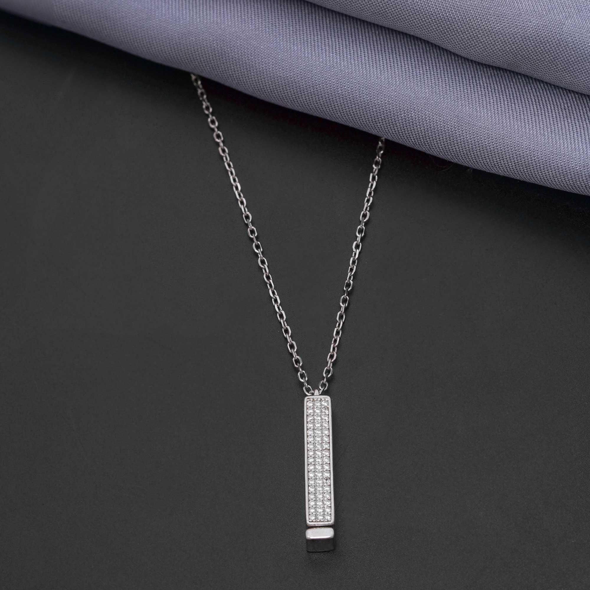 92.5 Sterling Silver Adaptable Clover Pendant Chain - Ivanah Silver
