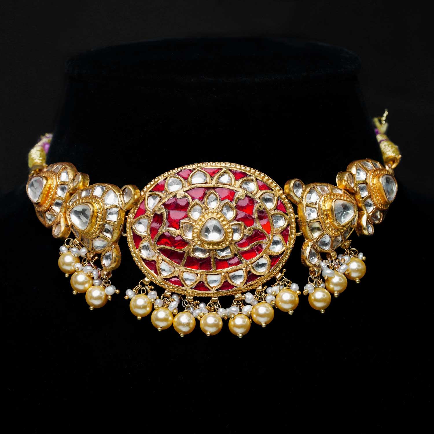 Mughla Kundan Choker - Ivanah Silver