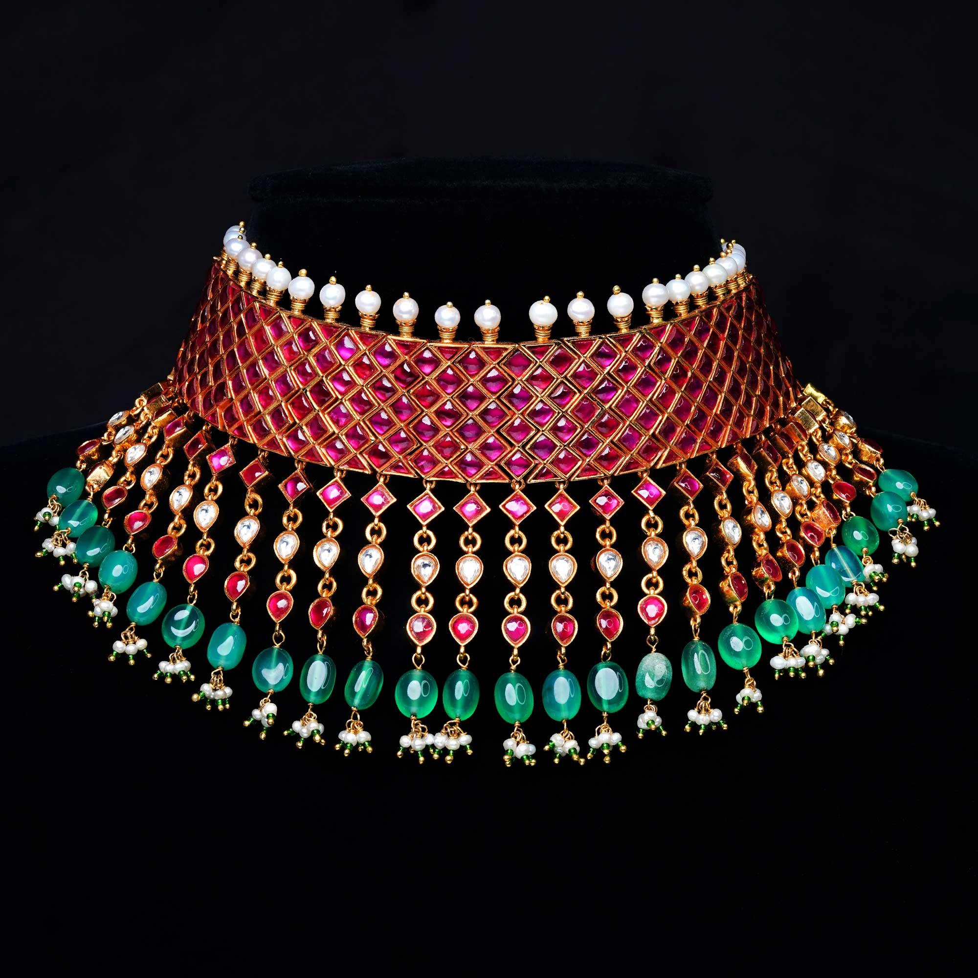 Kundan Choker - Ivanah Silver