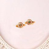 Gold Polish Toe Rings - Ivanah Silver