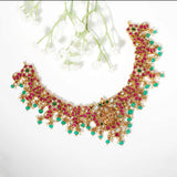 Lakshmi Kundan Nagas Necklace - Ivanah Silver