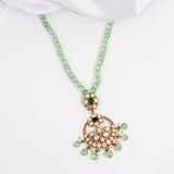 Moissanite Emerald Short Necklace - Ivanah Silver