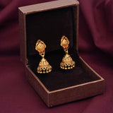 92.5 Silver Gold Plated Jhumkhas - Ivanah Silver