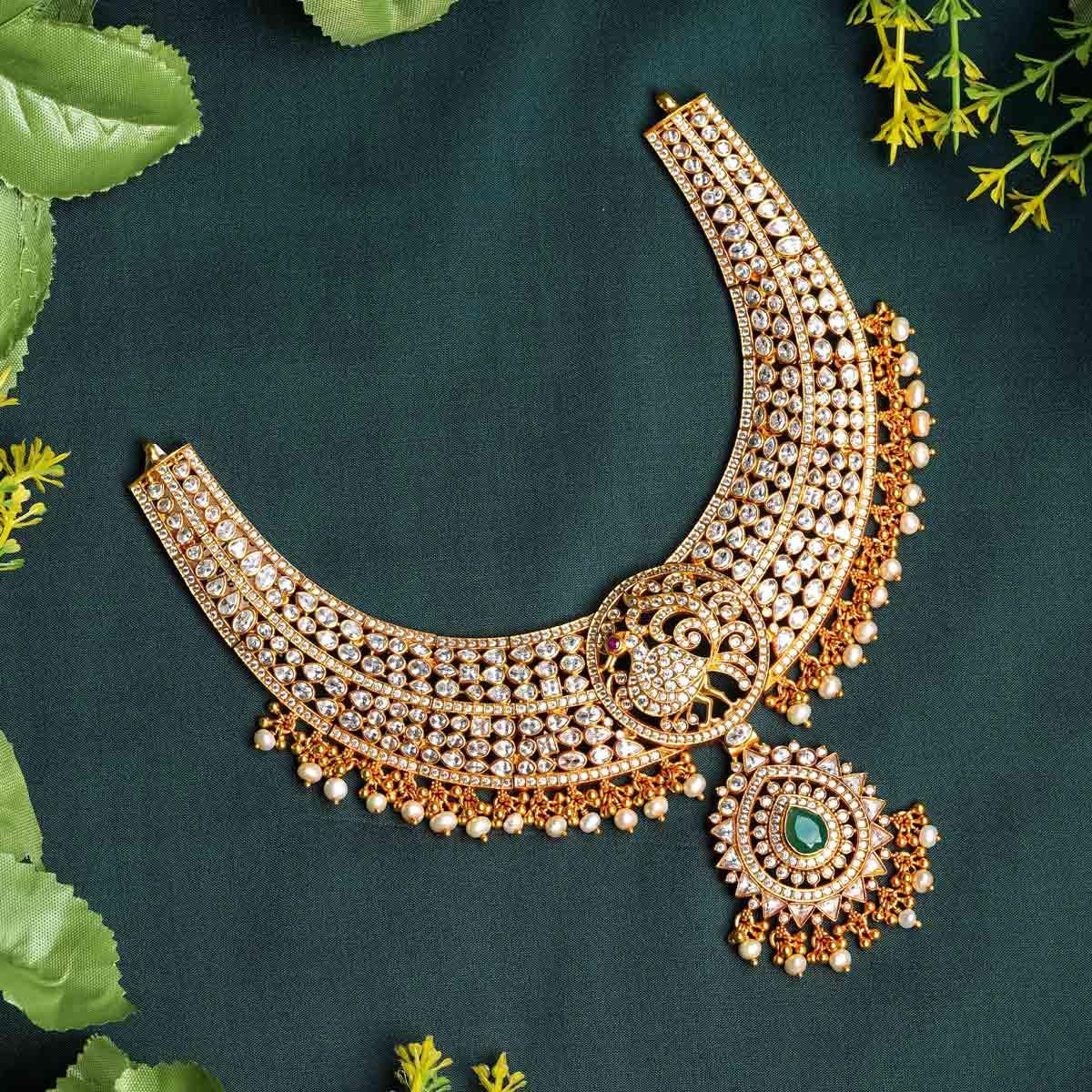Stunning Bridal Short Necklace - Ivanah Silver