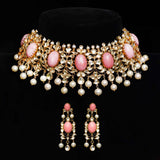 Bridal Pink Choker - Ivanah Silver