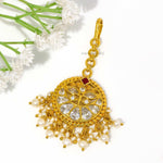 Mini Stone Maangtikka - Ivanah Silver
