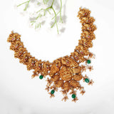 Lakshmi Kundan Nagas Necklace - Ivanah Silver