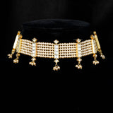 Moissanite Pearl Choker - Ivanah Silver