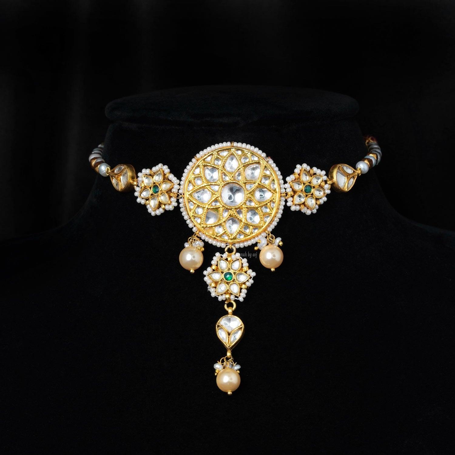 Moissanite mini Choker - Ivanah Silver