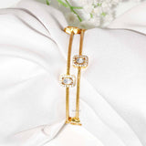 Modern Moissanite Bangles
