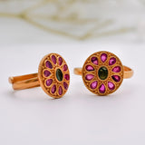Gold Polish Adjustable Toe Rings - Ivanah Silver