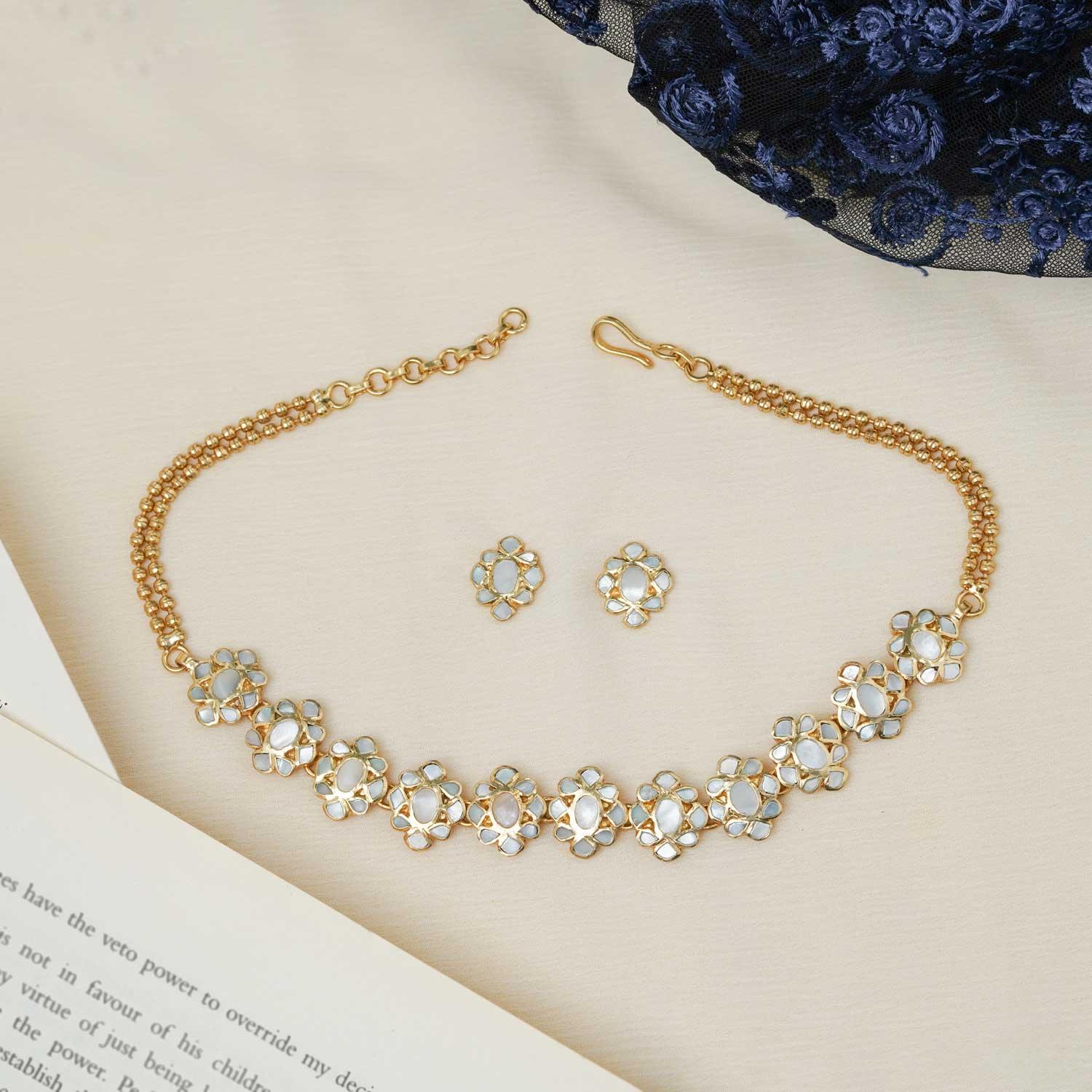 Sithara Pearl Choker - Ivanah Silver