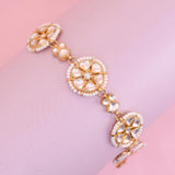 Pearl Moissanite bracelet - Ivanah Silver