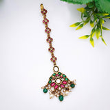 Gorgeous Kundan Maangtikka - Ivanah Silver