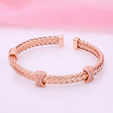 92.5 Sterling Silver Inifinty Braided Bracelet - Ivanah Silver