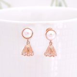 White Bud Jhumka - Ivanah Silver