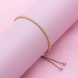 Good-Looking Rose Gold Polish Bracelet - Ivanah Silver