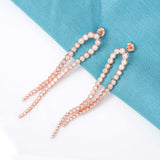 925 Rosegold TennisBall Dangler - Ivanah Silver