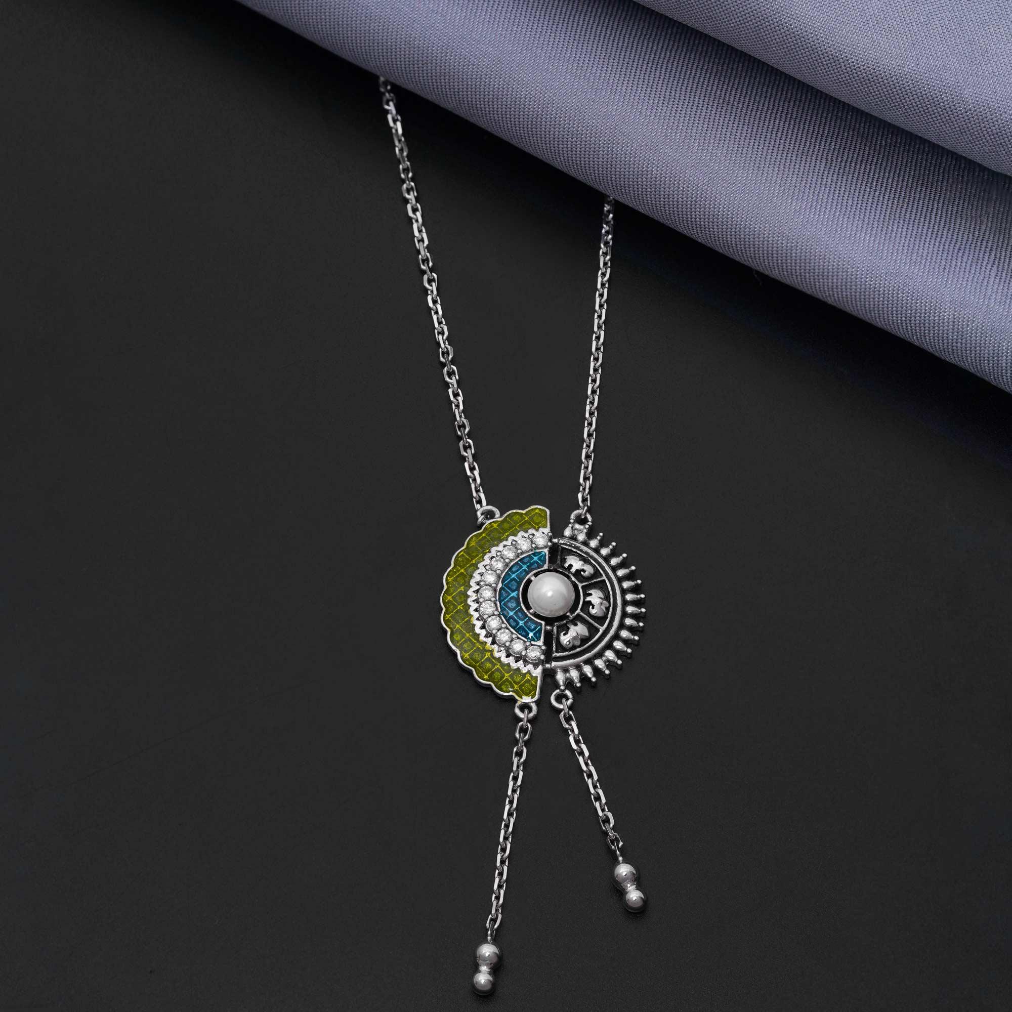 Mutli Talisman 92.5 Sterling Silver Chain - Ivanah Silver