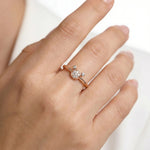 Cubic Zirconia Pave Cartoon Mouse Ring Ivanah Silver