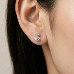92.5 Silver Graceful Swan Stud Ivanah Silver