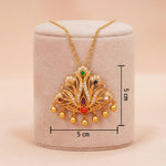 92.5 Gold Plated Silver Navaratna Pendant Ivanah Silver