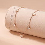 92.5 Rose Gold Silver Dainty Floral Charms Ivanah Silver