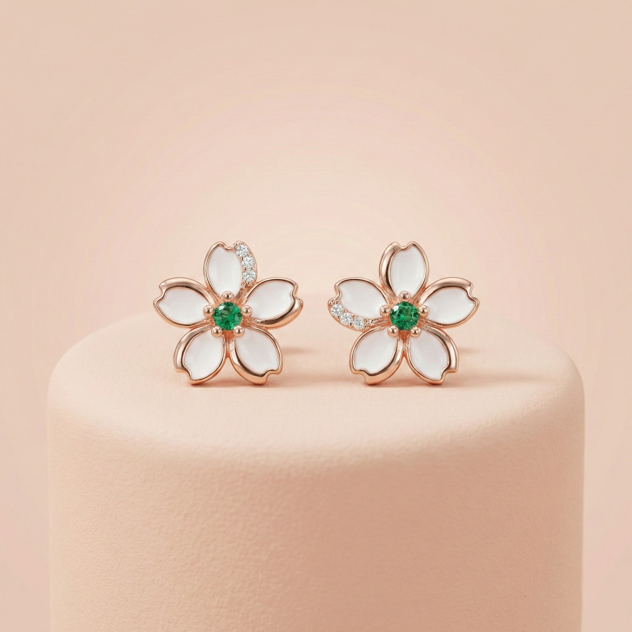 92.5 The Sakura Blossom Stud Ivanah Silver