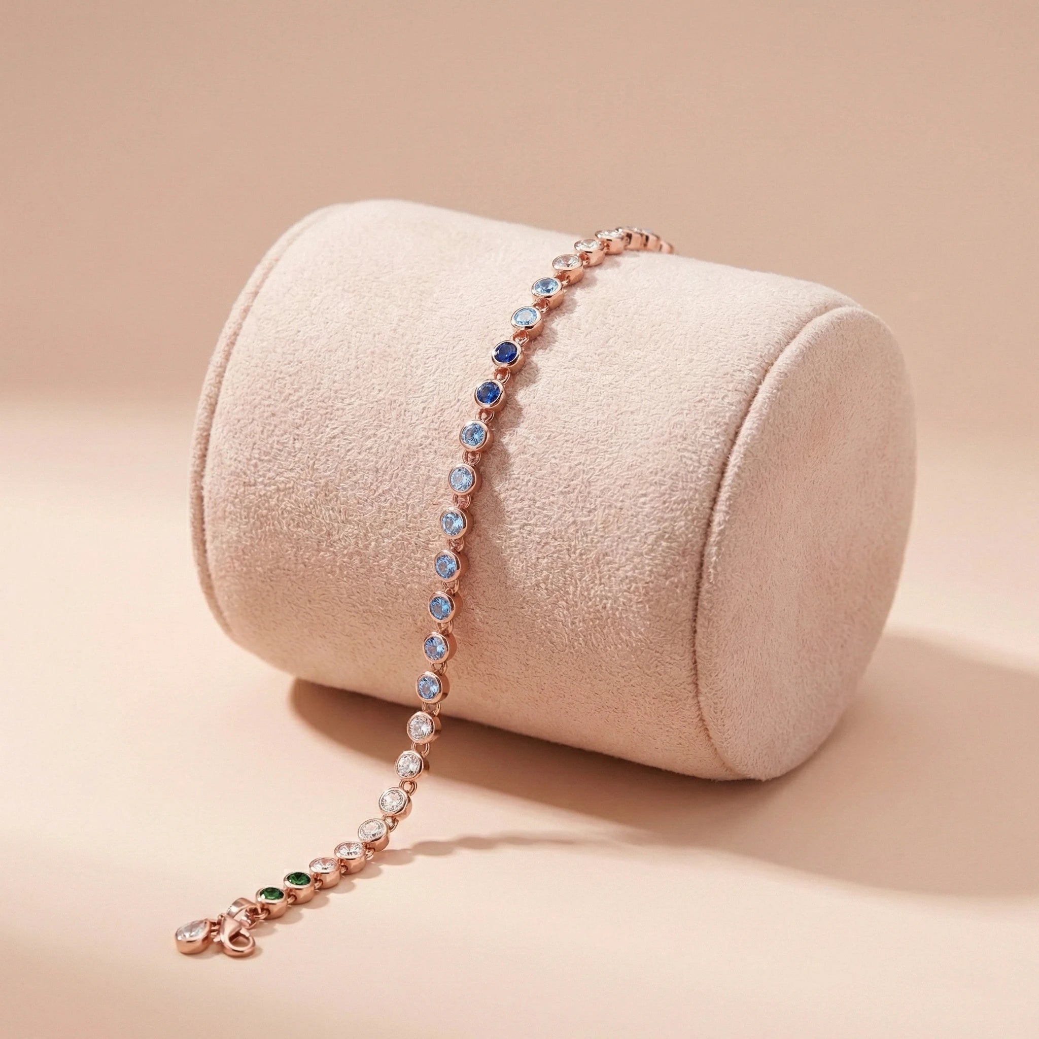 Ombré Hues Tennis Bracelet Ivanah Silver