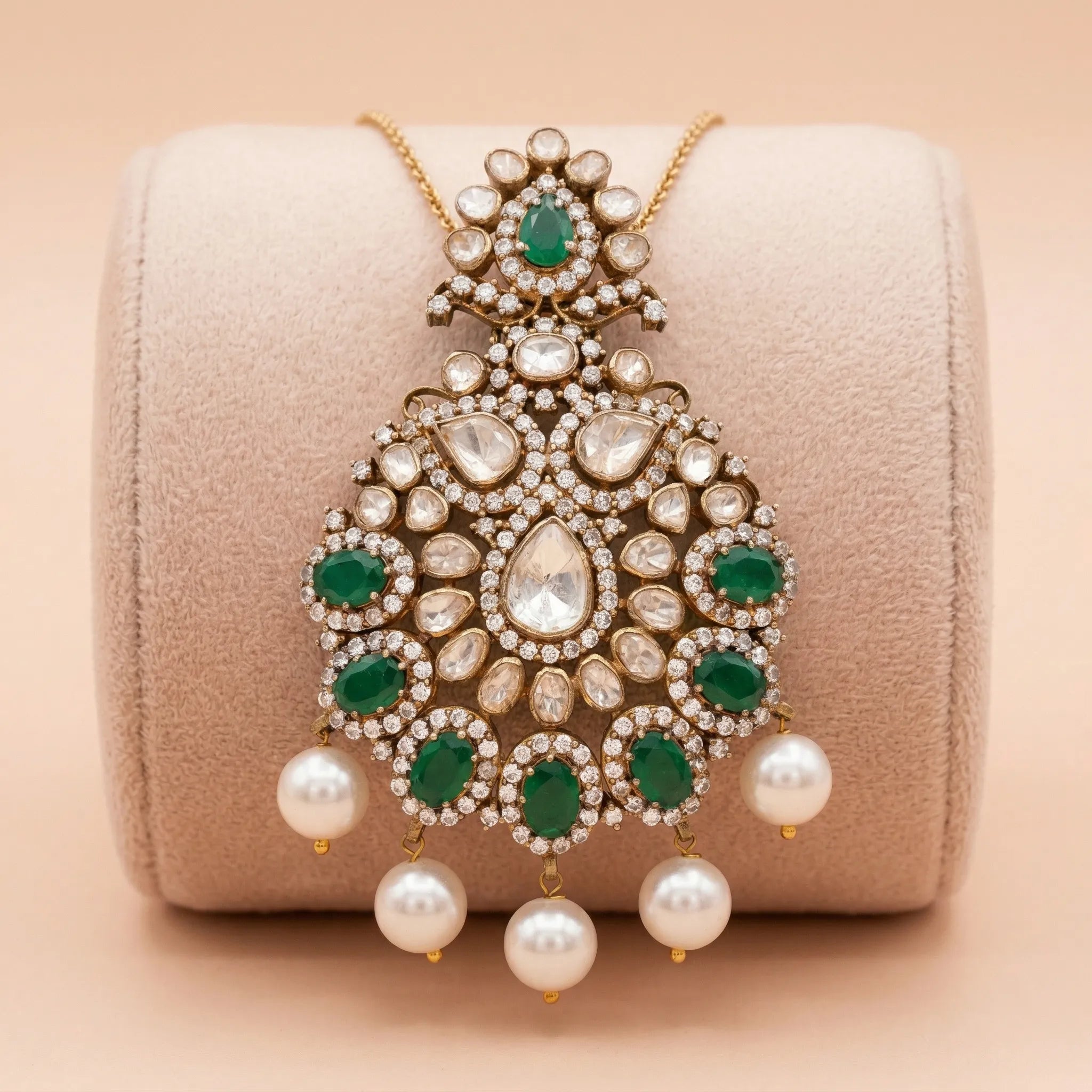 92.5 Silver Pearl Drop Statement Pendant Ivanah Silver