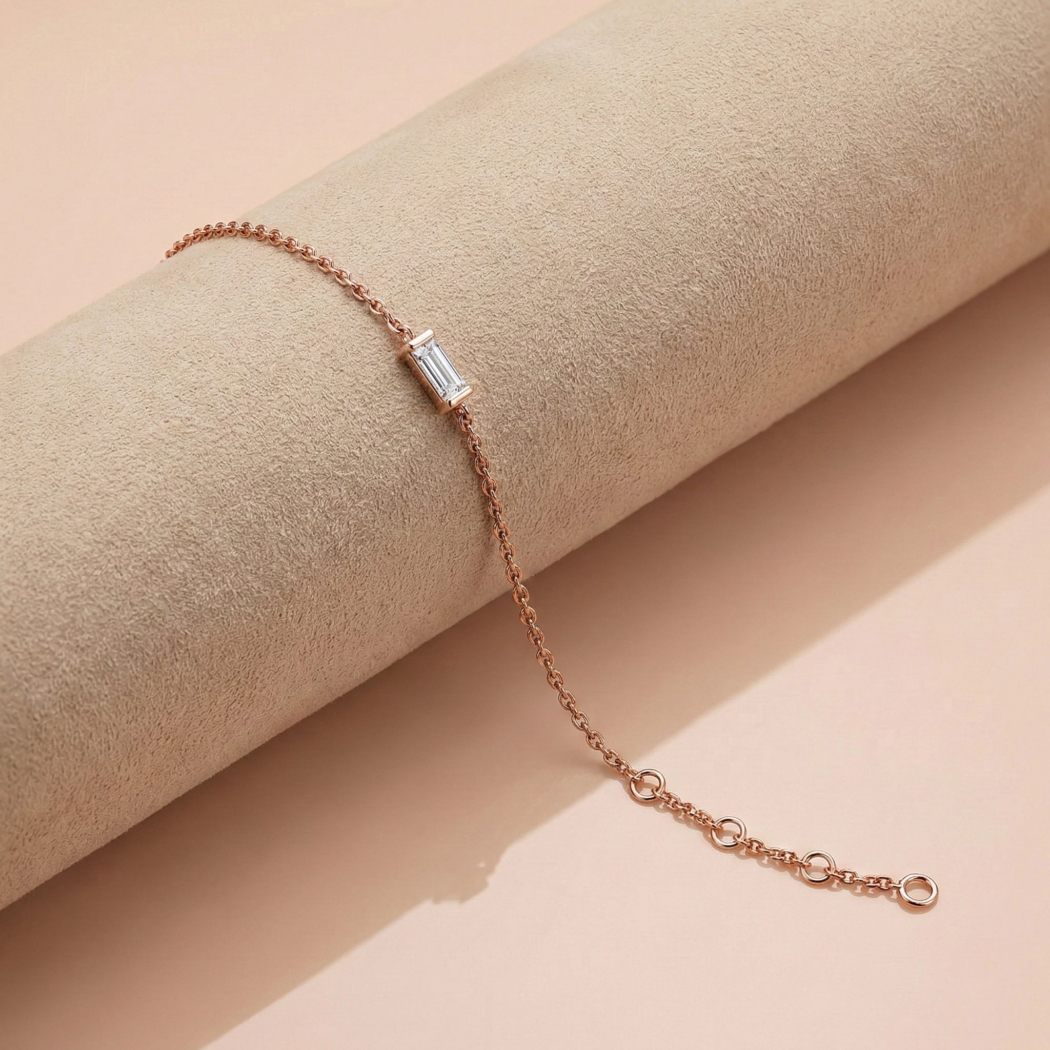 Baguette Bar Bracelet Ivanah Silver