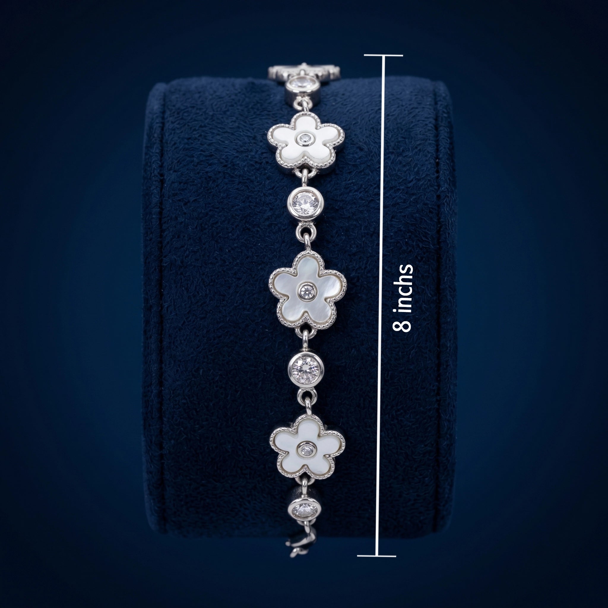 MOP Sleek Bracelet Ivanah Silver