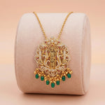 92.5 Gold-Plated Silver Lord Rama Temple Pendant Ivanah Silver