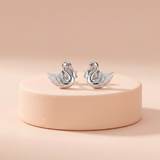 92.5 Silver Graceful Swan Stud Ivanah Silver