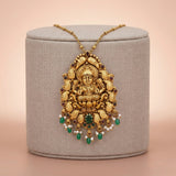 92.5 Gold Plated Silver Antique Temple Pendant Ivanah Silver