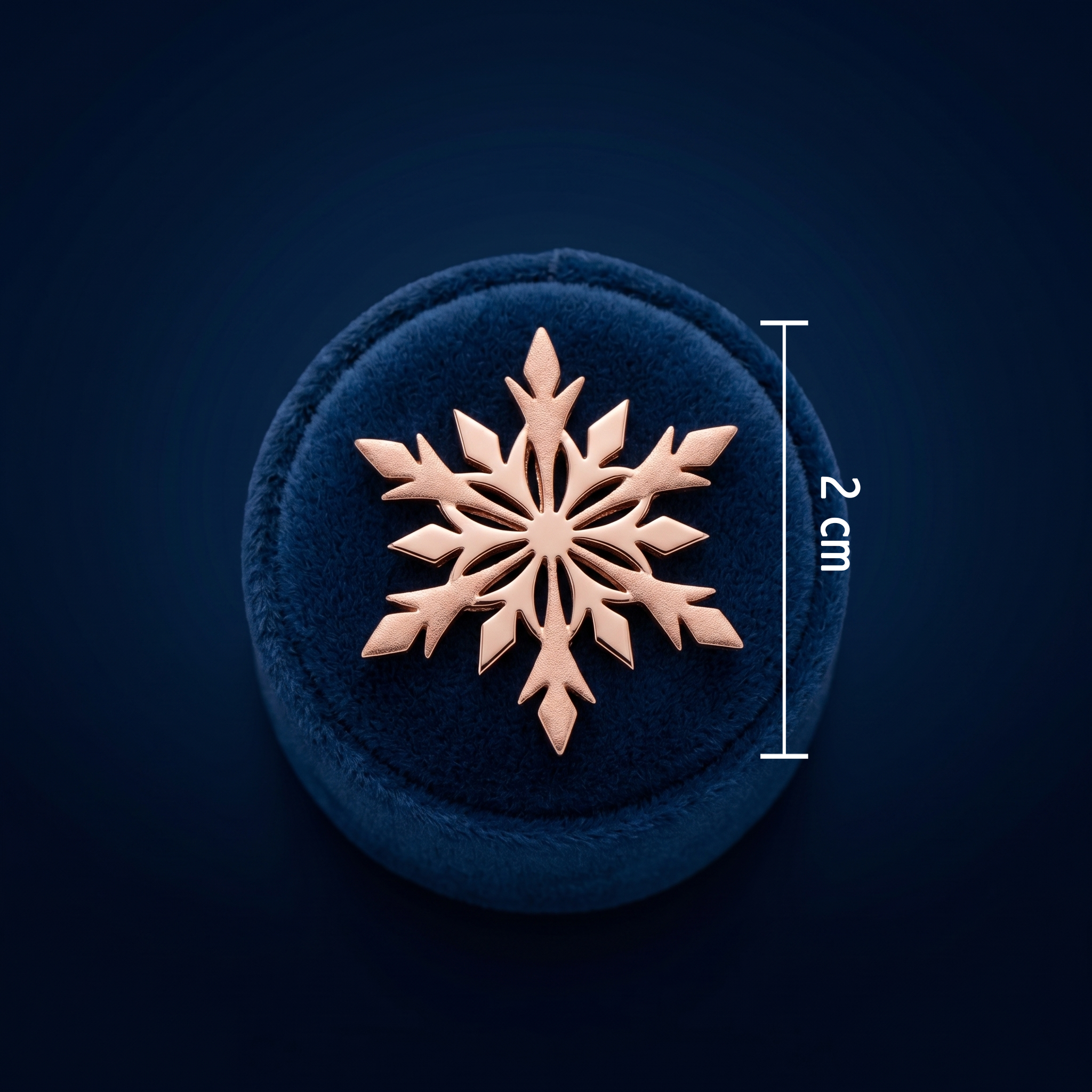 92.5  Silver Rose Gold Plated Snowflake  Pendant Ivanah Silver
