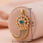 Traditional Gold-Toned Puligoru (Tiger Claw) Pendant Ivanah Silver