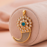 Traditional Gold-Toned Puligoru (Tiger Claw) Pendant Ivanah Silver