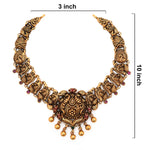 92.5 Silver Gold Plated Antique Peacock Medallion Necklace Ivanah Silver