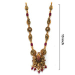 92.5 Silver Gold Plated Antique Peacock Necklace Ivanah Silver