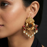 92.5 Silver Designer Rose Earrings Ivanah Silver