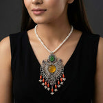 92.5 Silver Oxidized Cindrella Pendant Ivanah Silver