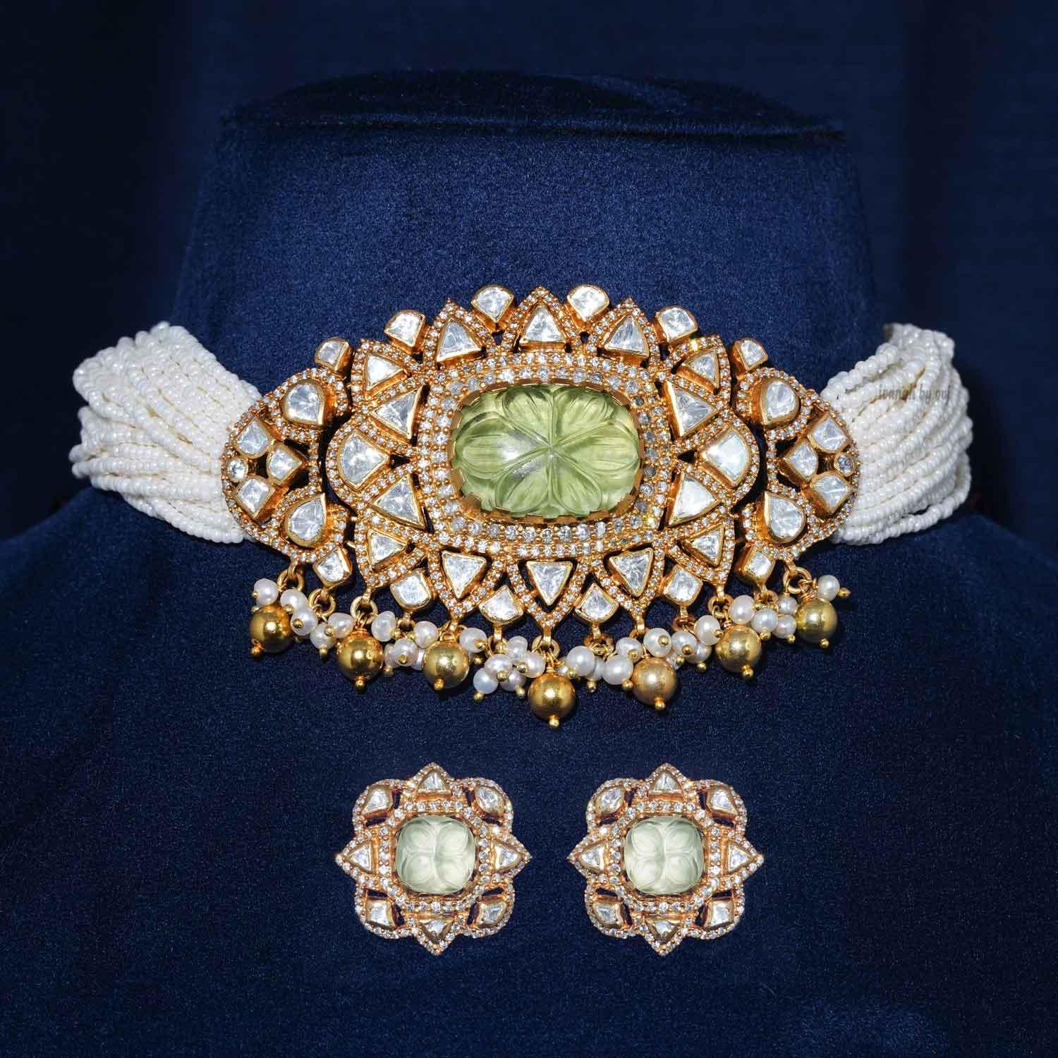 Hasini Pearl Choker - Ivanah Silver