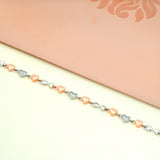 92.5 Sterling Silver Adaroble Heart Bracelet - Ivanah Silver