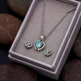 Sleek Heart Pendent Chain with 92.5 Sterling Silver