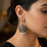 92.5 Silver Oxidised Chandelier Ivanah Silver