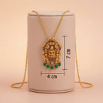 92.5 Antique Silver Lakshmi Temple Pendant Ivanah Silver