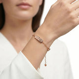 Vintage Rose Bar Bracelet Ivanah Silver